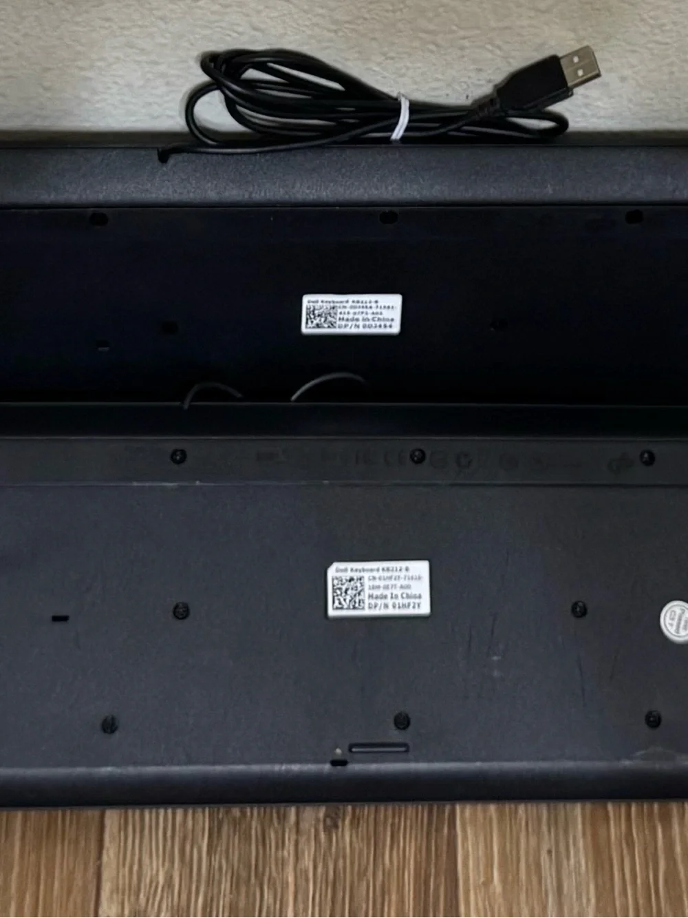Dell Black Wired USB Full-Size Keyboard Lot of 5